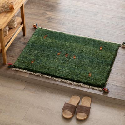 ☆ペルシャ手織りギャッベ 玄関マットMサイズ 13 | 三越伊勢丹